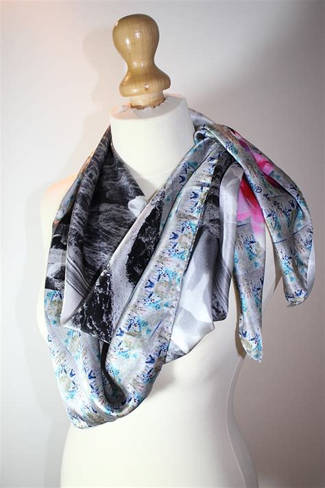 designer inspired silk scarf